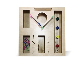 Настенный модуль для развития мелкой моторики «Прищепки»