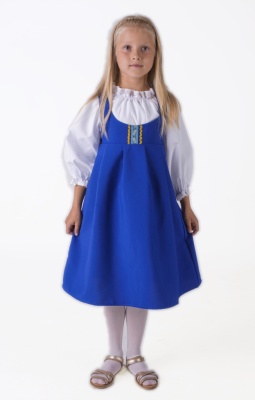 Сарафан из габардина