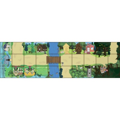 Тематическое поле "Сказка" для мини робота Bee-Bot