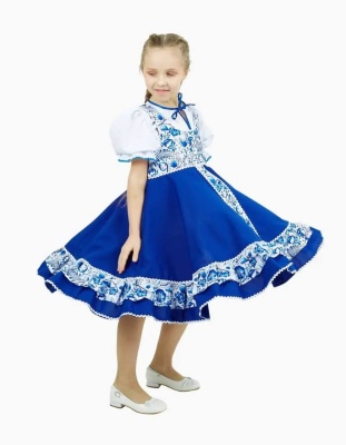 Русский народный костюм Гжель