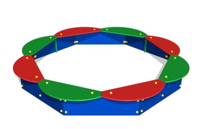 Детская песочница «Восьмиугольная»