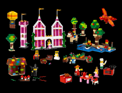 Декорации LEGO / 1207 деталей