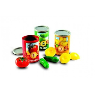 Консервы. Набор для счета от 1 до 10