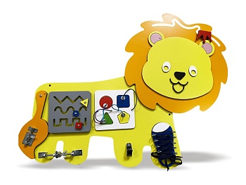 Бизиборд «Смелый львёнок» №2