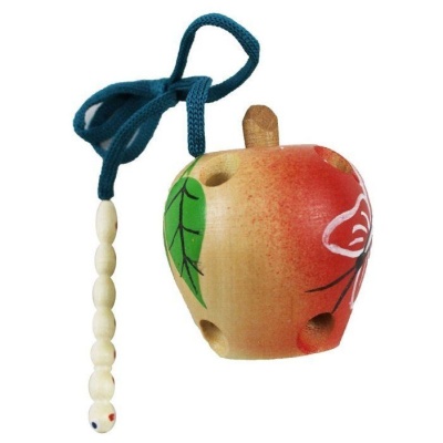 Яблоко худож.окраш.- шнуровка (RNToys)