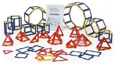 Набор по основам математики, конструирования и моделирования Полидрон Каркасы "Призмы и пирамиды"