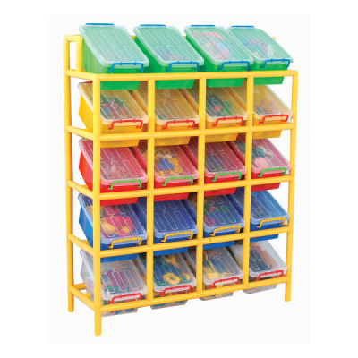 Система хранения для контейнеров с наклоном х20 +контейнеры 20 шт.