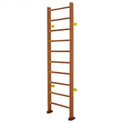 Д214 темный (крепление к стене) Шведская стенка