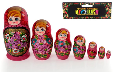 Матрешка 7 в 1 (расписная)