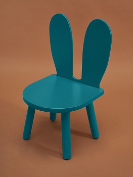 Стул «Ушки зайки» мятный