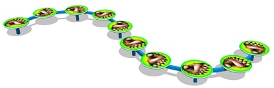 Бум детский «Следы М1»