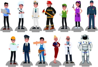 Набор фигурок ПРОФЕССИИ малый (ХДФ)