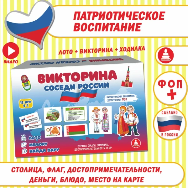 Викторина "Соседи России"