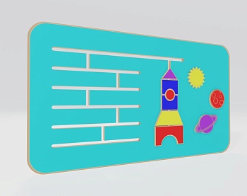 Дидактическая панель «Собери ракету»