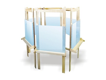 Набор прозрачных мольбертов «Шестигранник»