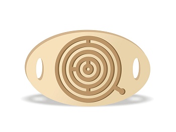 Тактильно-развивающая панель-лабиринт «Окружности»