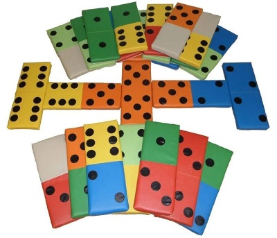 Детское игровое домино (28 модулей)