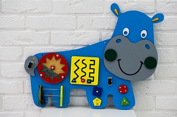 Бизиборд «Милый бегемотик» №2