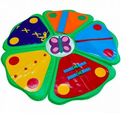 Детский дидактический мат «Цветочек»