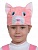 Кошечка Розовая маска-шапочка из плюша арт. 4011