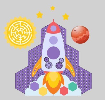 Настенная панель "Ракета"