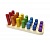 Цилиндры втыкалки Радуга (3 ряда) (RNToys)