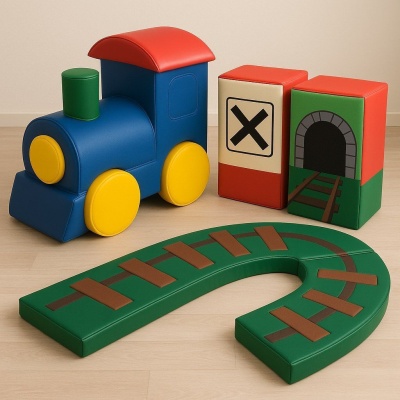 Набор мягких модулей "Железная дорога"