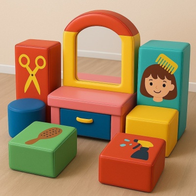 Набор мягких модулей "Играем в парикмахера"