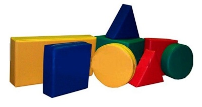 Детский конструктор  «Геометрические фигуры» (8 модулей)