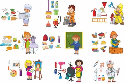 Аллея профессии (с предметами)