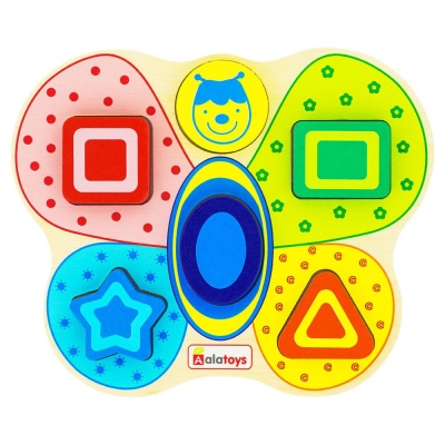 СОР11Сортер бабочка (5 деталей)