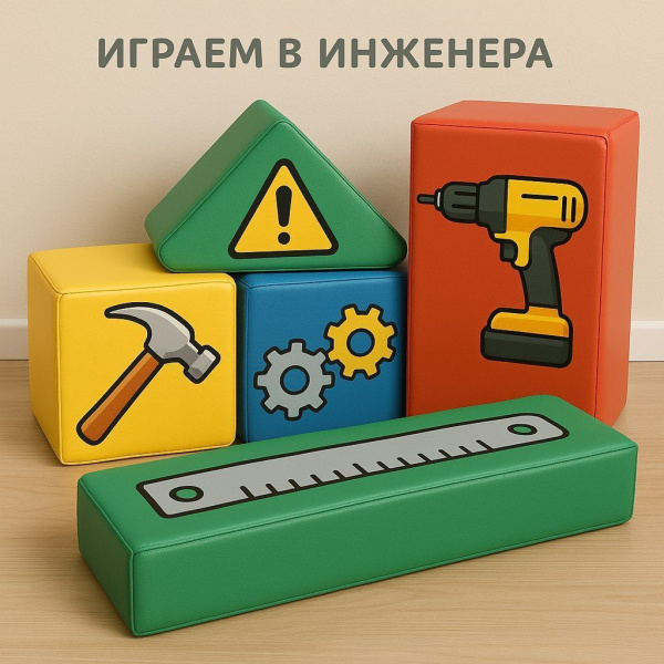 Набор мягких модулей "Играем в инженера"