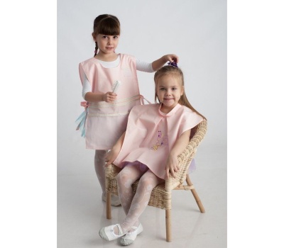 Парикмахер ( фартук + накидка для клиента  - ребенка).