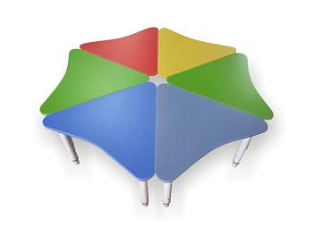 Стол растущий на регулируемых ножках «Разноцветик»