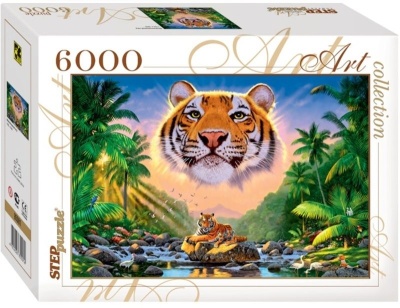 Степ. Пазл 6000 арт.85501 "Величественный тигр" /4