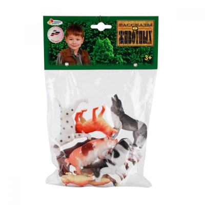 Набор из 8-и Дикие и домашние 10см в пак. арт.PH990308A15