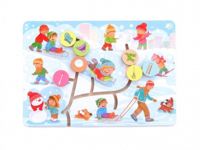 Лабиринт Зимние забавы (Тимбергрупп)