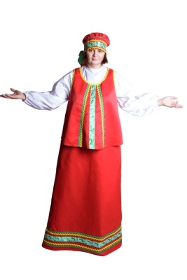 Масленица (юбка, блузка, жилет, головной убор - повойник).