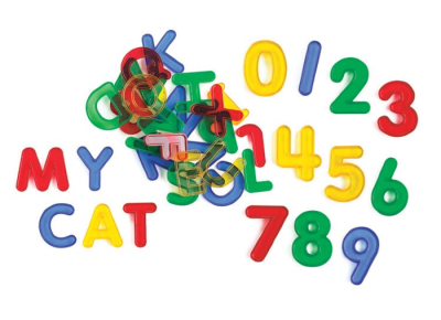 Набор прозрачные буквы и цифры