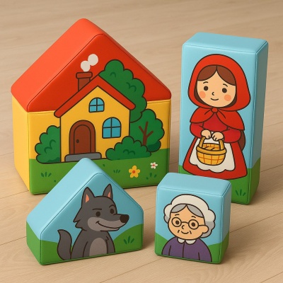 Набор мягких модулей "Красная Шапочка"