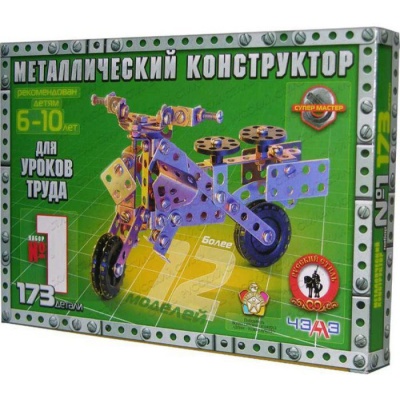 Конструктор мет.№1(173 дет.) (Русский стиль)