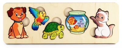 Пазл-рамка "Домашние животные" арт.7996 /45