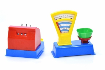 Пластмастер. Набор "Магазин" весы и касса арт.22002 /50
