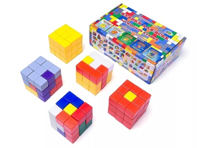 Корвет.Кубики для всех "Логические кубики" набор 5 кубиков