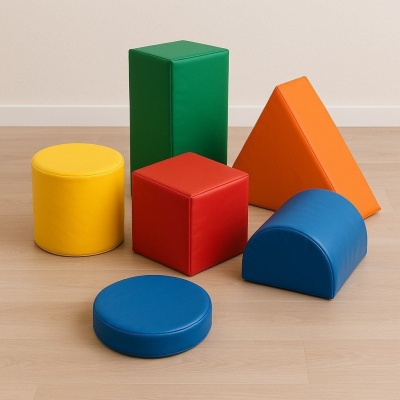 Набор мягких модулей "Геометрические формы, 6 элементов"