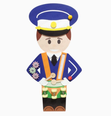 Бизиборд "Барабанщик"