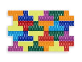 Настенная панель «Мега блоки» (24 штуки)