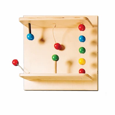 Тактильно-развивающая панель (с набором магнитных шариков)