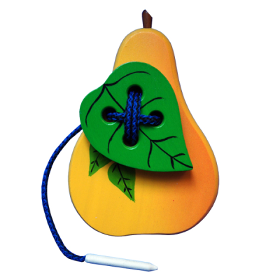 Груша с листиком шнуровка краш. (RNToys)