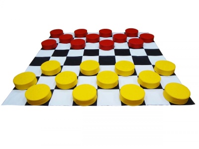 Детский набор "Шашки" (25 модулей)